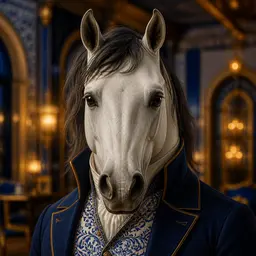 Avatar do jogador Bruno S. com mascote cavalo lusitano